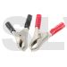 Q-C-0030  Quantum Crocodile Clips Large Red and Black  